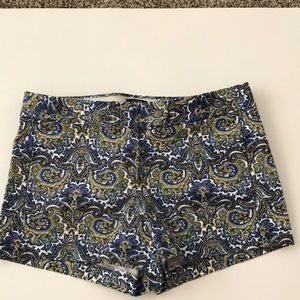 Jcrew short paisley print 3 inch